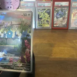 Pokemon Swablu Illustration Rare SV04: Paradox Rift 213/182 NM Holo - Image 2