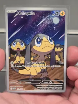 Helioptile 143/132 Me01: Mega Evolution Holo Pokemon 2025 Illustration Rare NM - Image 1