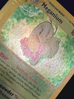 Meganium 18/165 - Holo Rare - Vintage Pokemon TCG: Expedition Base Set - MP - Image 2