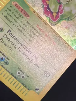 Meganium 18/165 - Holo Rare - Vintage Pokemon TCG: Expedition Base Set - MP - Image 4