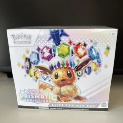 🪩 Pokemon PRISMATIC EVOLUTIONS Elite Trainer Box ETB New Sealed 🪩 - Image 1