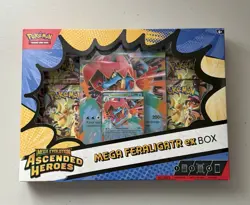 Pokemon TCG : Ascended Heroes, Mega Feraligatr Ex Collection Box - In Hand - - Image 1