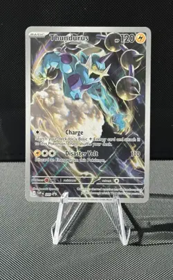 Thundurus 209 Black Bolt ETB Full Art Holo Rare Pokemon Promo Card - NM / Mint - Image 2