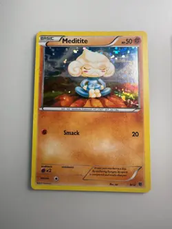Meditite 9/12 Holofoil 009/012 Promo McDonald's 2015 Pokemon TCG - Image 1