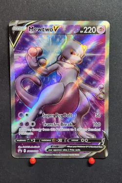Mewtwo V SWSH229 Pokemon Sword & Shield Promo 2022 Full Art - Image 1
