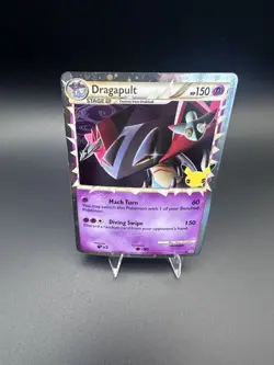 Pokemon TCG Celebrations Dragapult Prime SWSH132 Black Star Promo Standard - Image 1