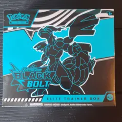 Pokemon Scarlet & Violet Black Bolt Elite Trainer Box Booster Thundurus - Image 1