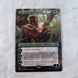 MTG Adventures Forgotten Realms Ellywick Tumblestrum 286 Borderless - Image 1