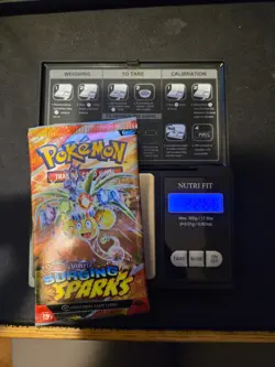(HEAVY)🔥 22.66g Pokemon TCG Surging Sparks Booster Pack Factory Sealed - Image 1