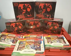 Pokemon TCG Destined Rivals Elite Trainer Box & First Partner Pack Series 1 Lot - Image 1
