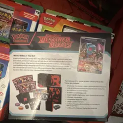 Pokemon TCG Destined Rivals Elite Trainer Box & First Partner Pack Series 1 Lot - Image 3