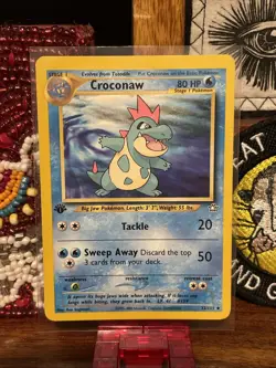 2000 Pokemon #32/111 Croconaw (Neo Genesis) 1st Edition - Image 1