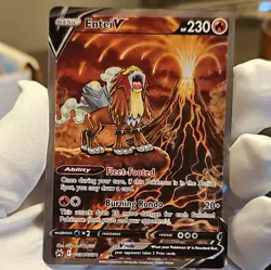 Pokemon Entei V GG36/GG70 Crown Zenith Galarian Gallery Ultra Rare Holo 230 HP - Image 2