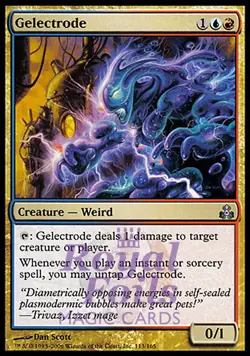 Gelectrode 1x FOIL GPT MTG Guildpact Uncommon NM blue red - Image 1