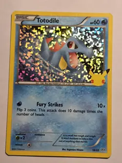 Totodile 018/025 Promo McDonald's 25th Anniversary Promos Pokemon NM - Image 1