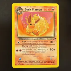 Dark Flareon - 35/82 - Team Rocket - Pokemon - Uncommon - Played - Image 1