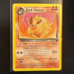 Dark Flareon - 35/82 - Team Rocket - Pokemon - Uncommon - Played - Image 3