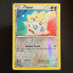 Togepi - 110/149 - Boundaries Crossed - Pokemon - Common Reverse Holo - Damaged - Image 3