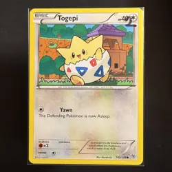 Togepi - 102/135 - Plasma Storm - Pokemon - Common - Played - Image 3