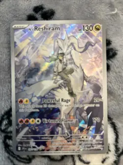 N'S RESHIRAM 167/159 Journey Together Full Art Holo Rare Pokemon TCG - Image 1