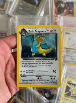 2000 POKEMON TEAM ROCKET #5/82 DARK DRAGONITE-HOLO MINT FRONT/EXCELLENT BACK - Image 1