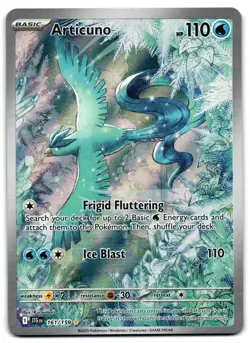 Articuno 161/159 - 🌊 Journey Together Illustration Rare Pokemon TCG 🖤 - LP - Image 1