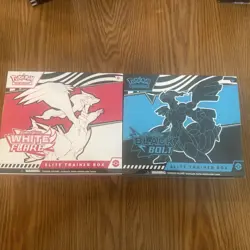 Pokemon Black Bolt and White Flare Elite Trainer Box ETB Set of 2 - Image 1