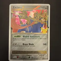 Zacian Lv.X SWSH135 Celebrations 25th Anniversary Promo Pokemon - Image 1