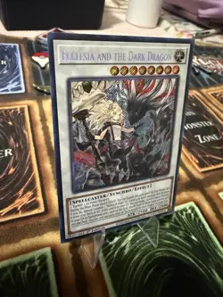 Ecclesia and The Dark Dragon 1st Edition Secret Rare Yu-Gi-Oh - Image 2