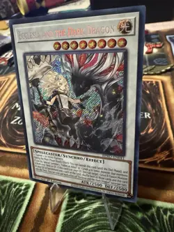Ecclesia and The Dark Dragon 1st Edition Secret Rare Yu-Gi-Oh - Image 3