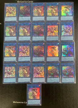 Yugioh LOCH-JP UR Secret W:P Fancy Ball I:P Masquerena S:P Little Knight Lot 21 - Image 1