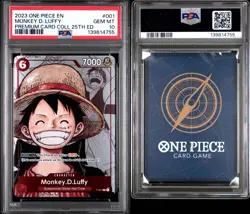 PSA 10 - Monkey.D.Luffy P-001 - One Piece Premium Collection 25th Anniversary - Image 1