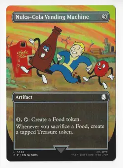 MTG Borderless "Nuka-Cola Vending Machine" NM Fallout PIP #358 - Free Shipping - Image 3