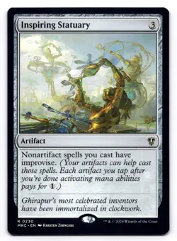 Inspiring Statuary NM Commander: Murders at Karlov Manor 0230 MTG Regular - Image 1