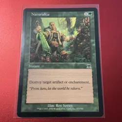 MTG Magic the Gathering Onslaught Naturalize NM - Image 1