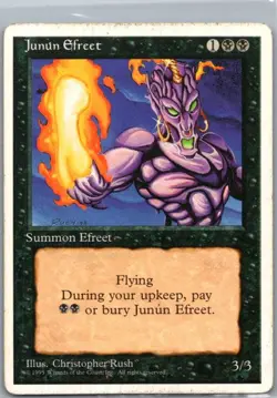 #27 Junun Efreet MTG Fourth Edition Uncommon - Image 1