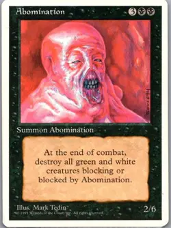 # Abomination MTG Fourth Edition Uncommon - Image 1