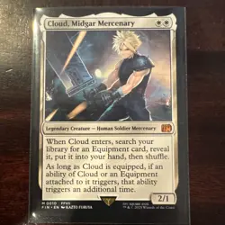 MTG Cloud, Midgar Mercenary Magic the Gathering 0010 FIN - Image 1