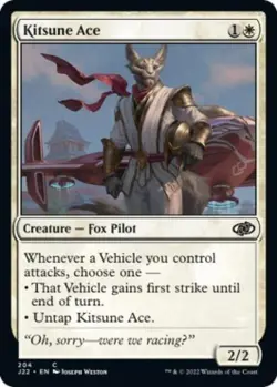 Kitsune Ace - Near Mint MTG Jumpstart 2022 - Image 1
