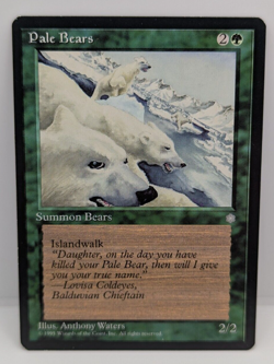 MTG Pale Bears Ice Age Regular Rare LP - Image 1