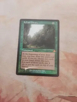 Sylvan Library Retro Frame Foil Dominaria Remastered MTG NM - Image 1