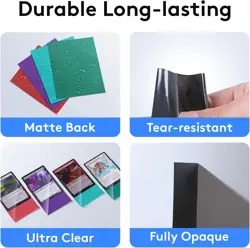 500 PCS MTG Card Sleeves, 5 Colors Matte 500 5 - Image 4