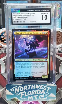 MTG - CGC Gem Mint 10 - Final Fantasy - Shantotto, Tactician Migician (Foil) - Image 1