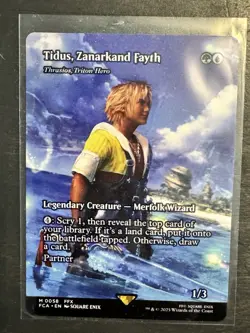 MTG Tidus, Zanarkand Fayth - (Showcase) Final Fantasy. RARE Magic The Gathering - Image 1