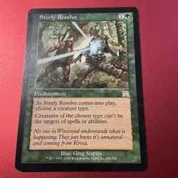 Steely Resolve - Onslaught - LP MTG Magic the Gathering - Image 2