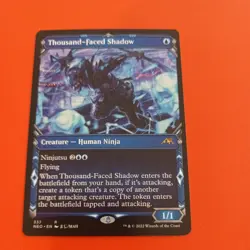 MTG Thousand-Faced Shadow (Showcase) Kamigawa: Neon Dynasty - Image 1