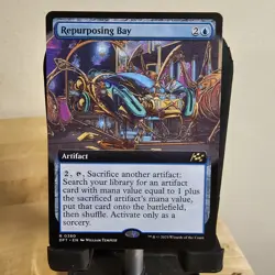 MTG - Repurposing Bay - Extended Art Rare #380 - Aetherdrift NM - Image 1