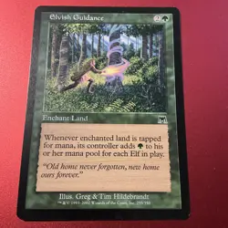 Elvish Guidance LP Onslaught Green Enchant Land Magic MTG Regular English - Image 2