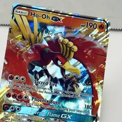 Pokemon Dawn Wings Necrozma GX Black Star Promo SM101 & Ho-Oh holo cards 5 Ban - Image 2