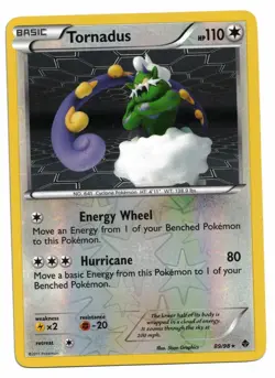 Pokemon Card: Tornadus REVERSE HOLO 89/98 Emerging Powers Set Rare! - Image 1